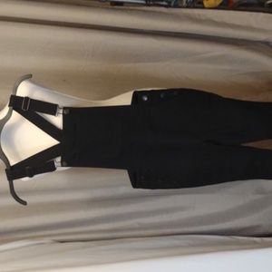Gap 1969 black denim overalls -NWOT